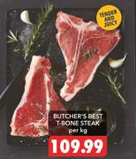 Butcher's Best T-Bone Steak-Per Kg