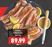 Pork Rashers-Per Kg