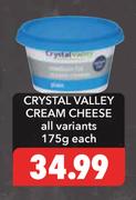 Crystal valley Cream Cheese (All Variants)-175g Each