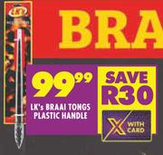 LK's Braai Tongs (Plastic Handle)