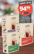 Cafe Enrista 3 In 1 Strong Instant/Regular Original Blend/Mild Smooth & Creamy Coffee-20 Per Pack