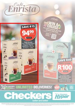 Checkers Northern Cape : Cafe Enrista (26 May - 15 June 2025), page 1
