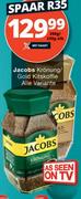 Jacobs Kronung/Gold Kitskoffie Alle Variante-200g/230g Elk