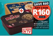 Nestle/Dairymaid Gelata Roma Premium Ice Cream All Variants-2 x 1.5L