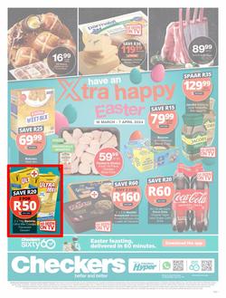 Checkers Northern Cape : Have An Xtra Happy Easter (18 March - 7 April 2024), page 1