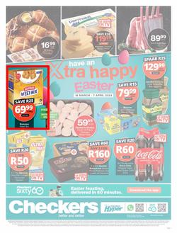 Checkers Northern Cape : Have An Xtra Happy Easter (18 March - 7 April 2024), page 1
