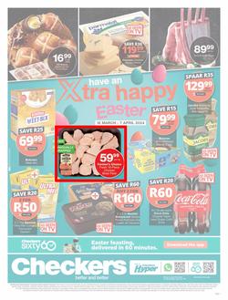 Checkers Northern Cape : Have An Xtra Happy Easter (18 March - 7 April 2024), page 1
