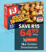 I&J Golden Smackeroos-500g
