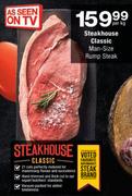 Steakhouse Classic Man Size Rump Steak-Per Kg