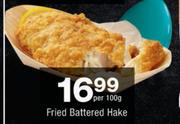 Fried Battered Hake-Per 100g