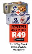Stork Baking/White Margarine-2 x 500g