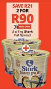 Stork Fat Spread-2 x 1Kg