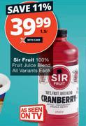 Sir Fruit 100% Fruit Juice Blend All Variants-1.5L Each