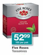 Five Roses Teesakkies-100 Per Pak