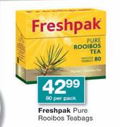 Freshpak Pure Rooibos Teabags-80 Per Pack