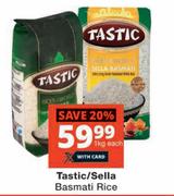 Tastic/Sella Basmati Rice-1Kg Each