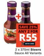 Steers Sauce All Variants-2 x 375ml