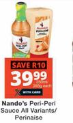 Nando's Peri Peri Sauce All Variants/Perinaise-250ml/265g Each