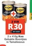 Koo Gebakte Boontjies In Tamatiesous-2 x 410g