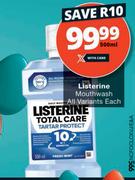 Listerine Mouthwash All Variants-500ml Each