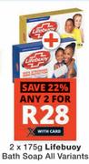 Lifebuoy Bath Soap All Variants-For Any 2 x 175g