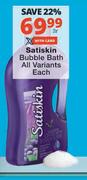 Satiskin Bubble Bath All Variants-2L Each