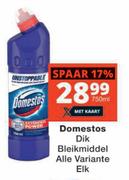 Domestos Dik Bleikmiddel Alle Variante-750ml Each