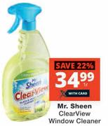 Mr.Sheen Clear View Window Cleaner-1L