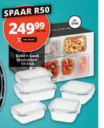 Bake n Lock Glasbakstel 10 Stuk-Per Stel