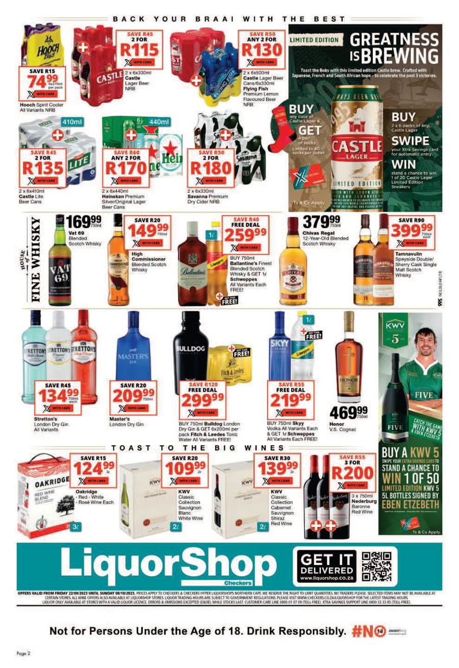 Checkers Liquor Northern Cape Our Champion Deals 22 September 8 Checkers Liquor Northern Cape Our Champion Deals 22 September 8