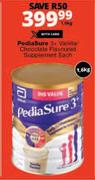 Pedia Sure 3+ Vanilla/Chocolate Flavoured Supplement-1.6Kg Each