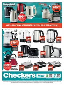 Checkers Northern Cape : Appliance Specials (20 May - 9 June 2024)