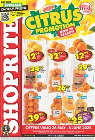 Shoprite Northern Cape & Free State : Citrus Promotion (26 May - 08 June 2025)