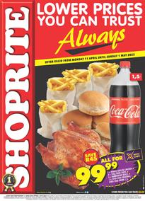 Shoprite Northern Cape & Free State : Lower Prices You Can Trust (11 April - 1 May 2022)