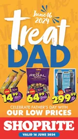 Shoprite Northern Cape & Free State : Celebrate Father's Day With Our Low Prices (10 June - 16 June 2024)