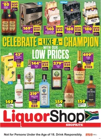Shoprite Liquor Northern Cape & Free State : Celebrate Like A Champion (24 June - 7 July 2024)