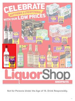 Shoprite Liquor Northern Cape & Free State : Celebrate Anything & Everything (23 September - 9 October 2022), page 1