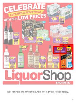 Shoprite Liquor Northern Cape & Free State : Celebrate Anything & Everything (23 September - 9 October 2022), page 1