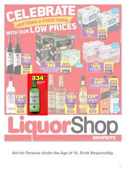 Shoprite Liquor Northern Cape & Free State : Celebrate Anything & Everything (23 September - 9 October 2022), page 1