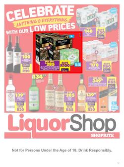 Shoprite Liquor Northern Cape & Free State : Celebrate Anything & Everything (23 September - 9 October 2022), page 1
