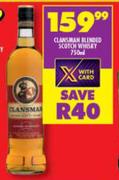 Clansman Blended Scotch Whisky-750ml