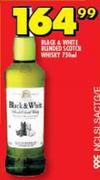 Black & White Blended Scotch Whisky-750ml