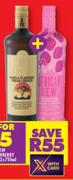 Afrikan Dew Marula/Strawberry Cream Liqueur-For Any 2 x 750ml