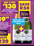 Jean Dorsene Brut/Demi Sec Sparkling Wine-2 x 750ml