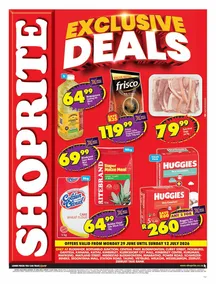 Shoprite Northern Cape & Free State : Exclusive Deals (29 June - 12 July 2026)