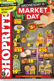 Shoprite Northern Cape & Free State : Wednesday Is Market Day (1 May 2024 Only)