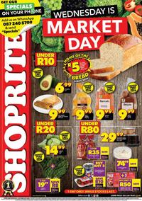 Shoprite Northern Cape & Free State : Wednesday Is Market Day (1 November 2023 Only)