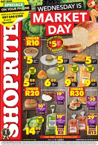 Shoprite Northern Cape & Free State : Wednesday Is Market Day (3 July 2024 Only)