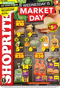 Shoprite Northern Cape & Free State : Wednesday Is Market Day (5 June 2024 Only)