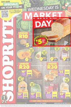 Shoprite Northern Cape & Free State : Wednesday Is Market Day (05 March 2025 Only), page 1